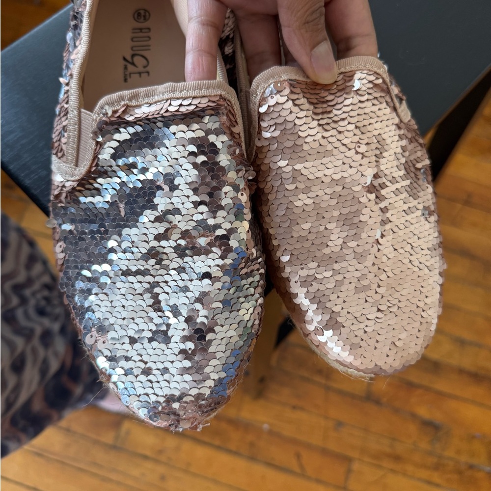 Sequin Slip-On Shoes